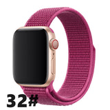 Nylon Sport Loop Armband für Apple Watch 42 44 45 49 Ultra