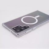Samsung S22 Plus Ultra Hülle MagSafe Bumper Case Magnetisch Transparent