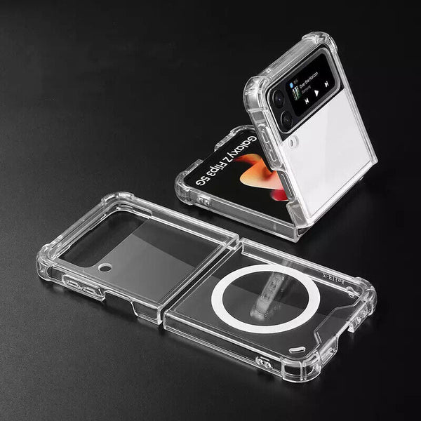 Samsung Z Flip 3 5G Schutzhülle MagSafe Bumper Case Transparent