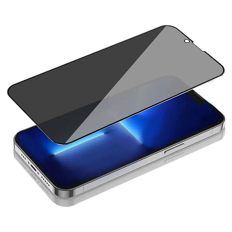 2x Panzerglas Privacy Blickschutz für iPhone 13 Pro Max Mini Sichtschutz 9H Glas