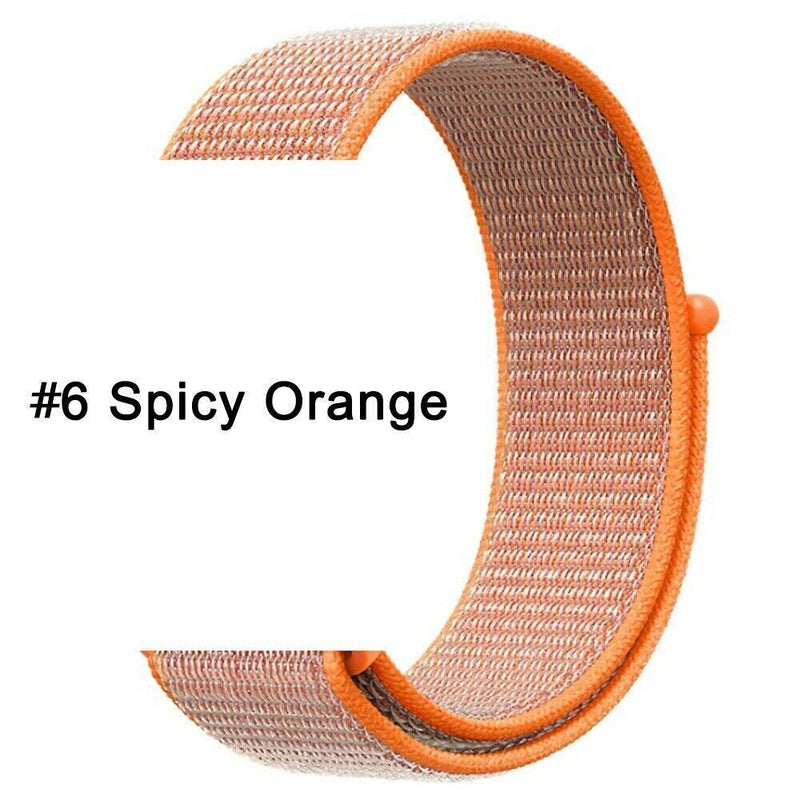 Nylon Sport Loop Armband für Apple Watch 38 40 41