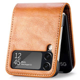 Handyhülle Samsung Galaxy Z Flip 3 5G PU Leder