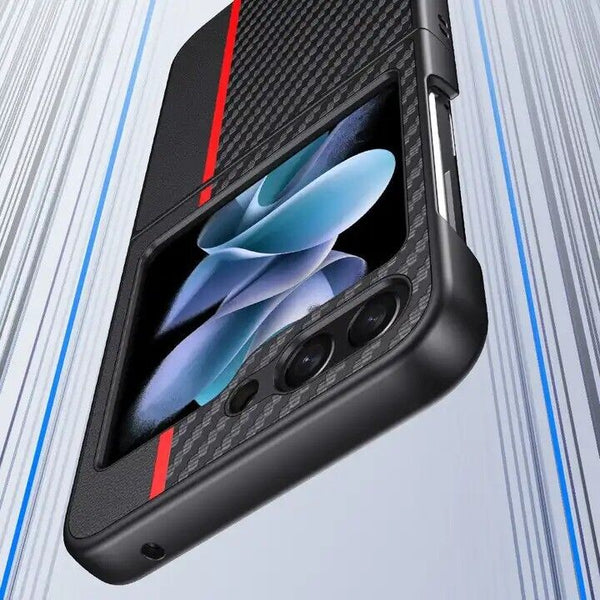 Samsung Galaxy Z Flip 5 5G Carbon Handy Hülle Case
