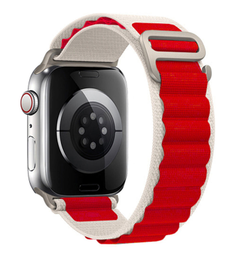 Nylon Sport Alpine Loop Armband für Apple Watch 1-9 Ultra