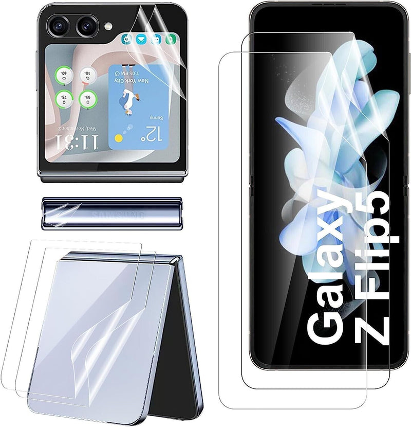 Samsung Galaxy Z Flip 5 5G Panzer Schutzfolie Vorne + Hinten
