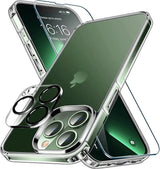 5in1 Set Für iPhone 11 / Pro / Max Schutzglas Silikon Handyhülle Kameraglas