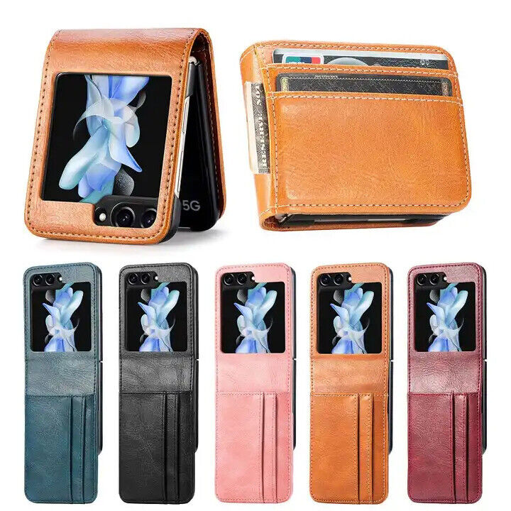 Handyhülle Samsung Galaxy Z Flip 5 5G PU Leder