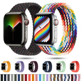 Braided Solo Loop Strap for Apple Watch Series 6 5 4 3 2 SE Braided Nylon 