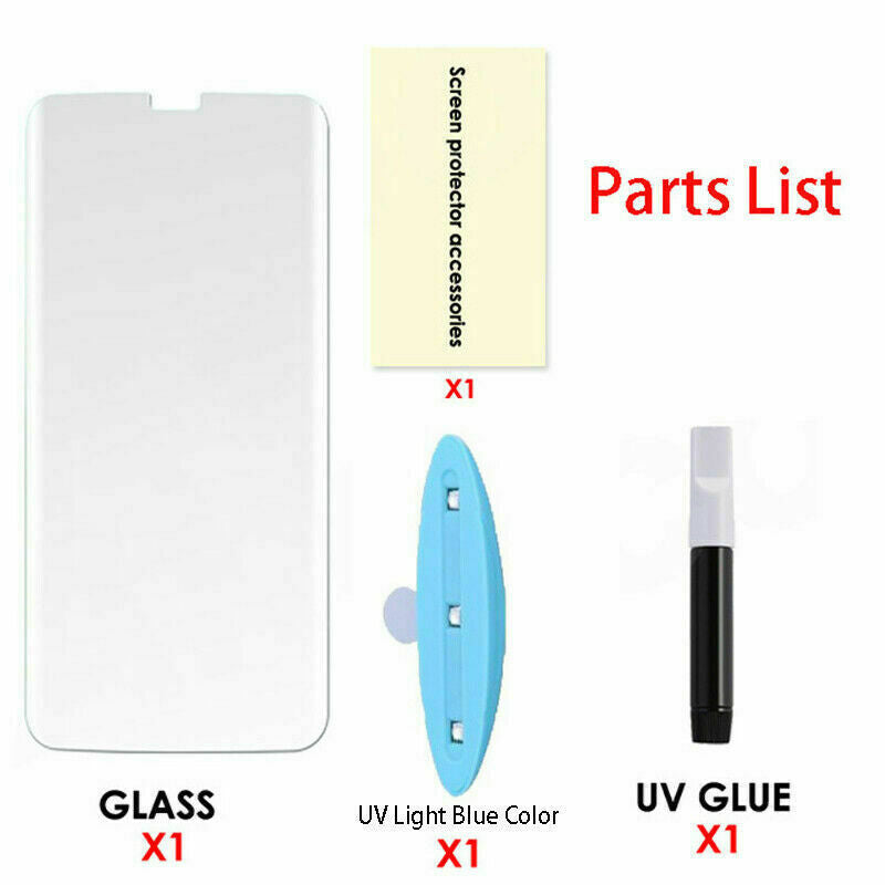 UV Liquid Screen Protector Samsung Galaxy S8 S9 Plus Full Glue 
