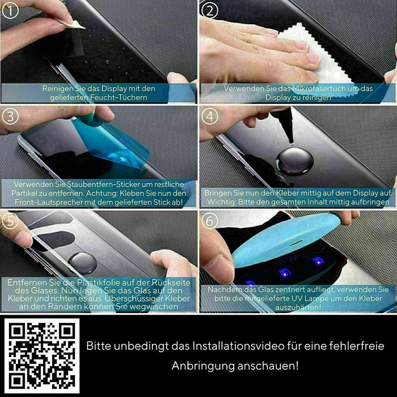 UV Liquid Panzerfolie Samsung Note 20 Full Glue