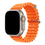 Silikon Sport Armband OCEAN LOOP für Apple Watch 1-9 Ultra
