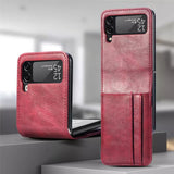 Mobile phone case Samsung Galaxy Z Flip 4 / 3 leather 