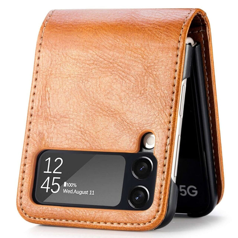 Handyhülle Samsung Galaxy Z Flip 4 5G PU Leder