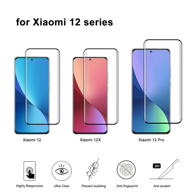 2x Schutzglas für Xiaomi Mi 12 / 12X / 12 Pro 9H Panzerglas