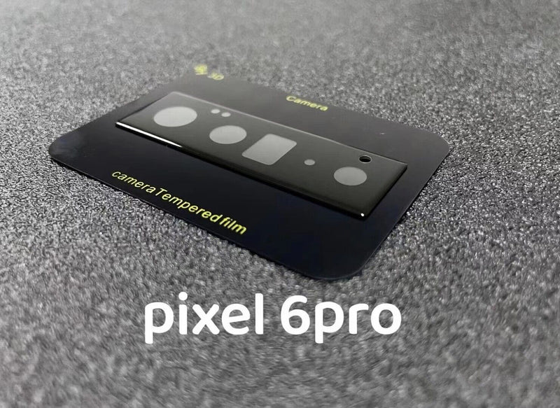 Google Pixel 6 / 6 Pro 3D Kameraschutz Black