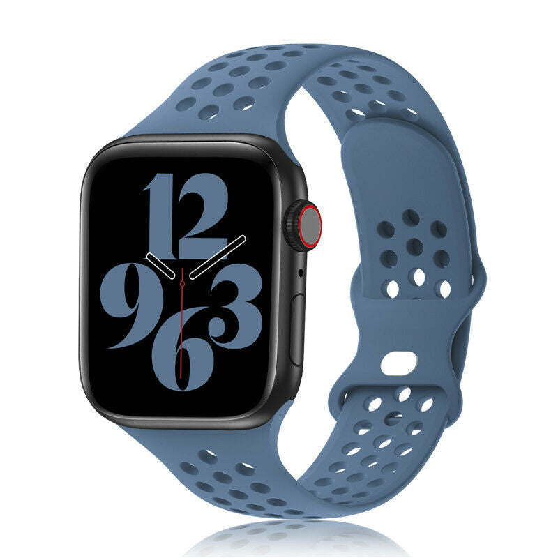Apple Watch Silikon Sport Armband Serie 1-9