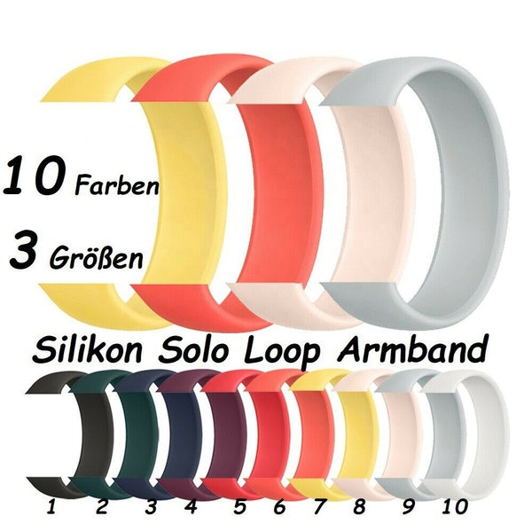 Apple Watch Silikon SOLO LOOP Sport Armband 1-6 SE