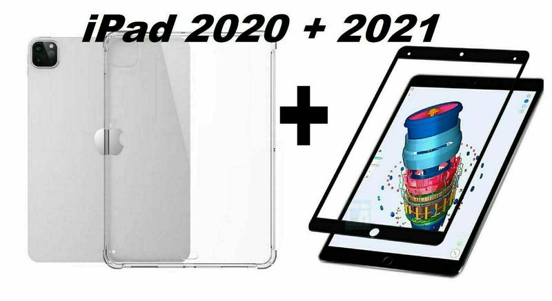 iPad Pro 11" 2021/2020 Panzerfolie + Schutzhülle