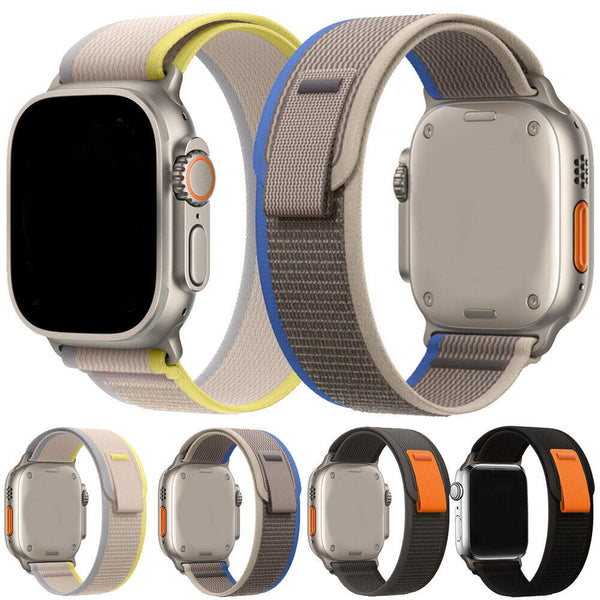 Nylon Sport Trail Loop Armband für Apple Watch 1-8