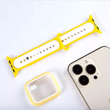 Apple Watch silicone sport bracelet incl. case bumper cover